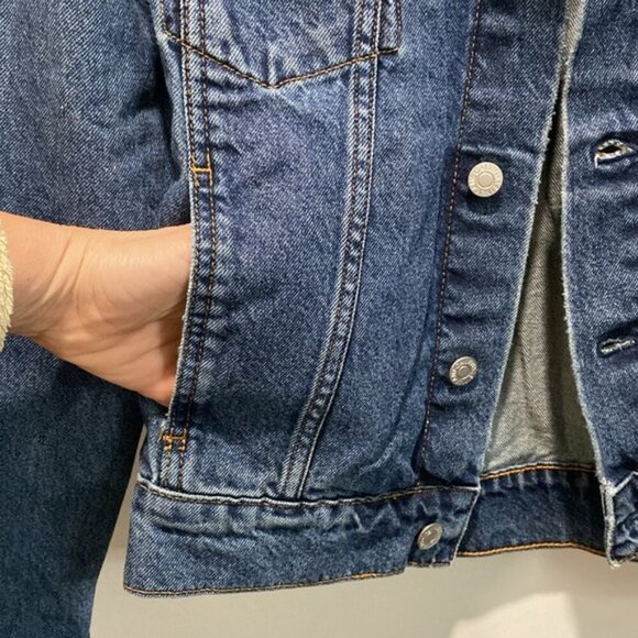 Calvin Klein Denim Trucker Jean Jacket - Picture 9 of 13